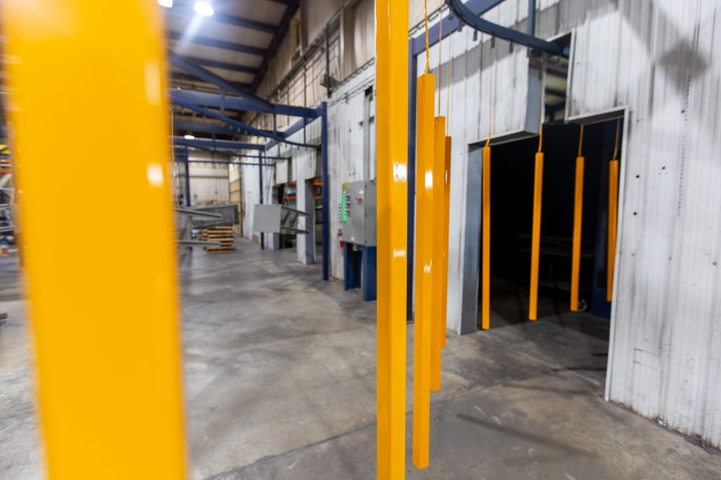 conveyor system powder coating