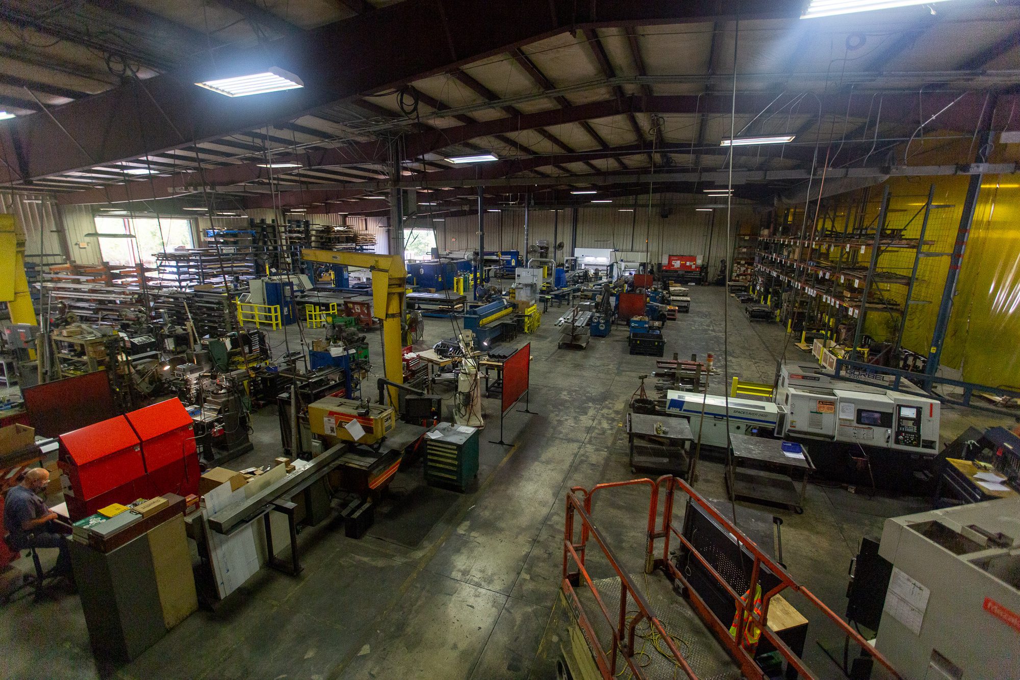 View of Metaltech's shop floor in Lebanon, MO.